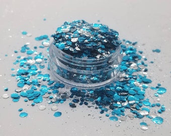 Biodegradable Glitter- Aquamarine signature blend