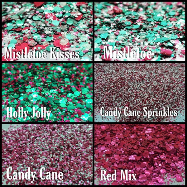 Christmas Glitter | Winter Glitter | Biodegradable Glitter | Festival Glitter | Candle Glitter | Soap Glitter| Craft Glitter