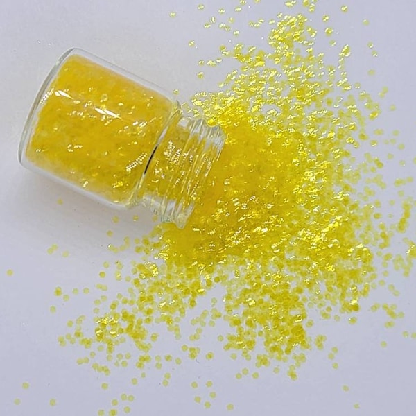 Biodegradable Glitter | Lemon Drops | yellow glitter