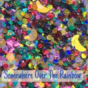 Biodegradable Glitter  | Somewhere over the Rainbow| Festival Glitter  | Candle Glitter | Soap Glitter | Craft Glitter
