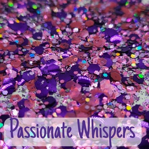 Biodegradable Glitter  | Passionate Whispers | Valentine&#39;s Day Glitter | Festival Glitter  | Candle Glitter | Soap Glitter | Craft Glitter