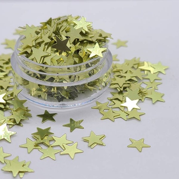 Hollywood | Biodegradable Glitter Stars | Gold Glitter Stars | Confetti Stars