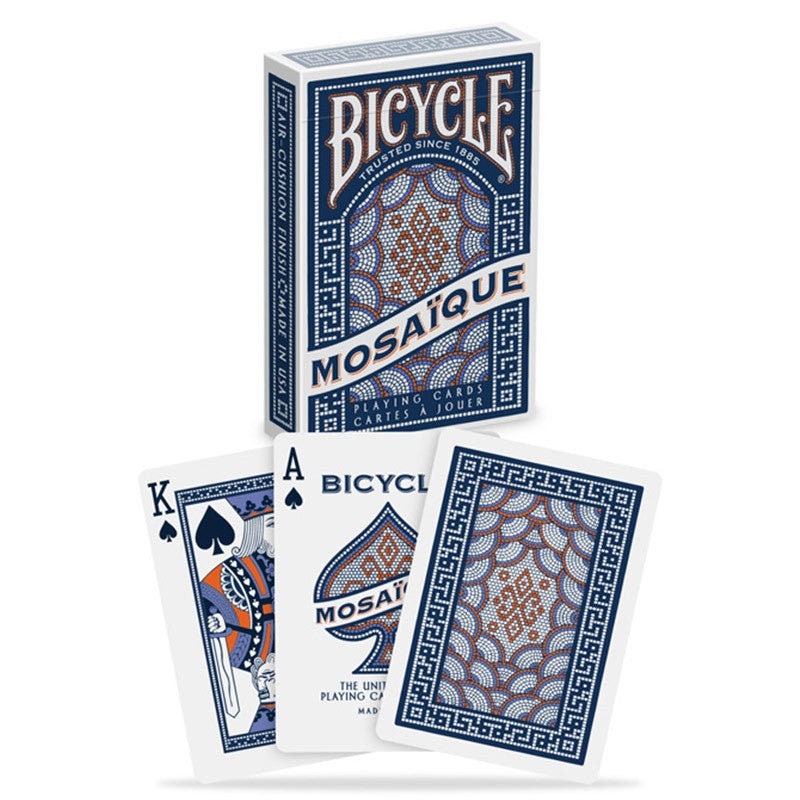 Blue Bicycle Standard Playing Cards With Blue Back 3D Art Hand Cut