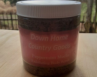 Peppermint Mocha Exfoliating Body Scrub