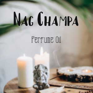 Nag Champa Perfume Oil, Handmade Alcohol Free Perfume Oil, Earthy Incense Fragrance, Hippie Perfume, Hippie Scent, Gift for Boho Lover