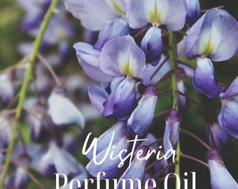Wisteria Perfume Oil, Floral Scent, Natural Fragrance