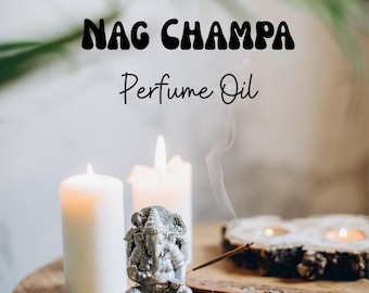 Nag Champa Perfume Oil: Earthy Incense, Patchouli & Sandalwood