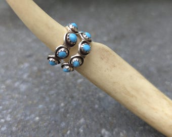 Native American Snake Eye Ear Hugger Hoops