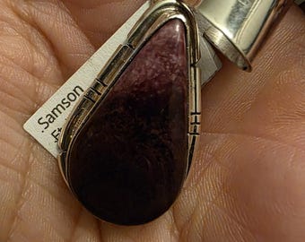 Native American Rare Purple Spiny Oyster Pendant