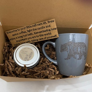 Mama Bär Selbstpflege Geschenkbox, Entspannung Geschenkbox für Mama, Geschenke zum Muttertag