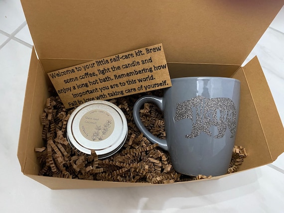 Mama Bear Mug & Soy Candle Self Care Gift Box