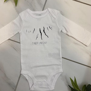 Finger Lakes Onesie, Upstate New York Onesie