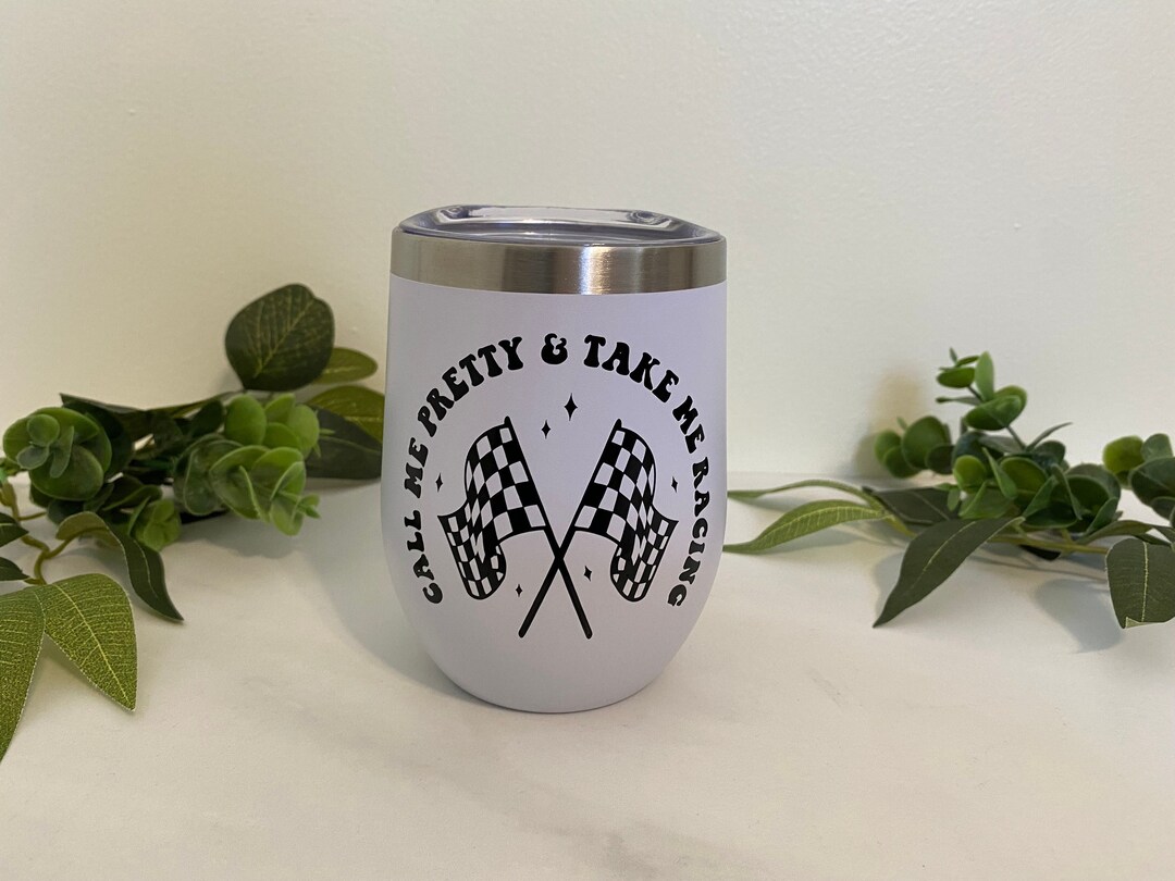 Shell Racing Tumbler Racing Wine Tumbler: Stainless Steel Race Day Gift - Etsy