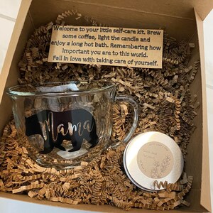 Mama bear self care coffee box, Mother’s Day gift box, coffee lovers relaxation box, coffee gift box, gift boxes for mamas
