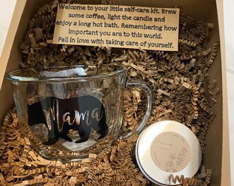 Mama Bear Coffee Gift Box: Self Care Relaxation Set