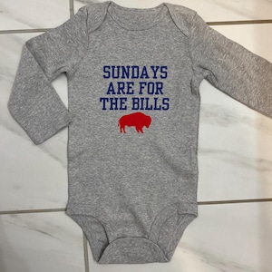 Buffalo Onesie, Buffalo Sunday Onesie, Sundays are for, Buffalo Football Onesie, Buffalo Baby,
