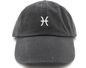 pisces hat - zodiac hat - zodiac sign - horoscope hat - dad hat