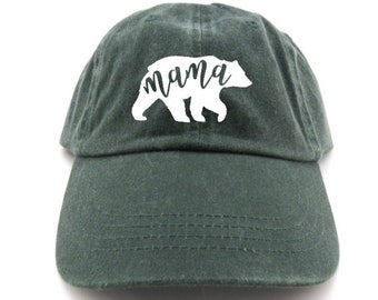 mama bear hat - dad hat - mama hat - mom hat - gifts for her - gift for mom - mother's day gift