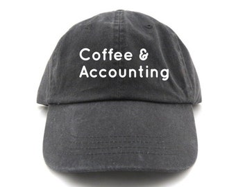 coffee and accounting hat - accountant gift - gifts for her - gifts for him
