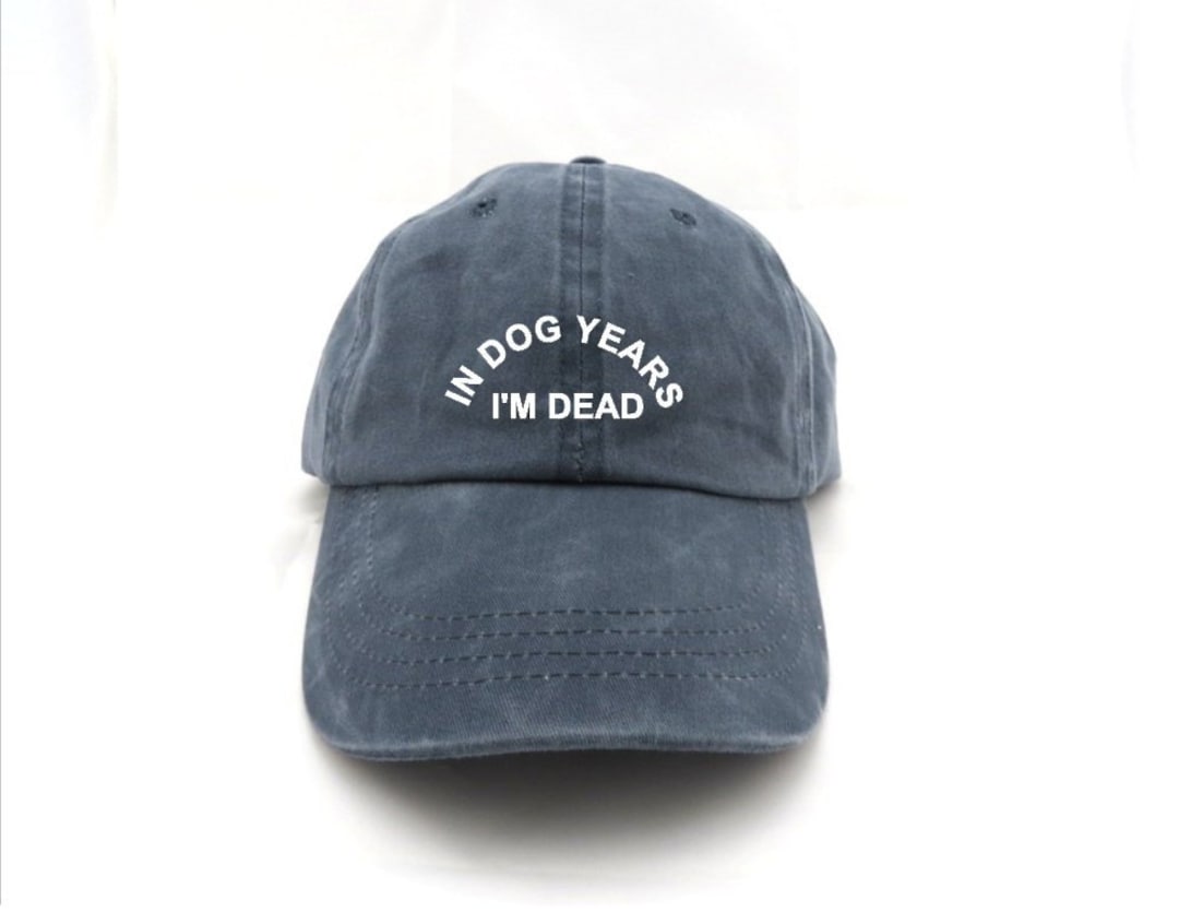 In Dog Years I'm Dead Hat Dad Hat Funny Hat Gifts for Him Gifts for Her Etsy