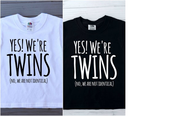 twin 1 and twin 2 shirts for adults