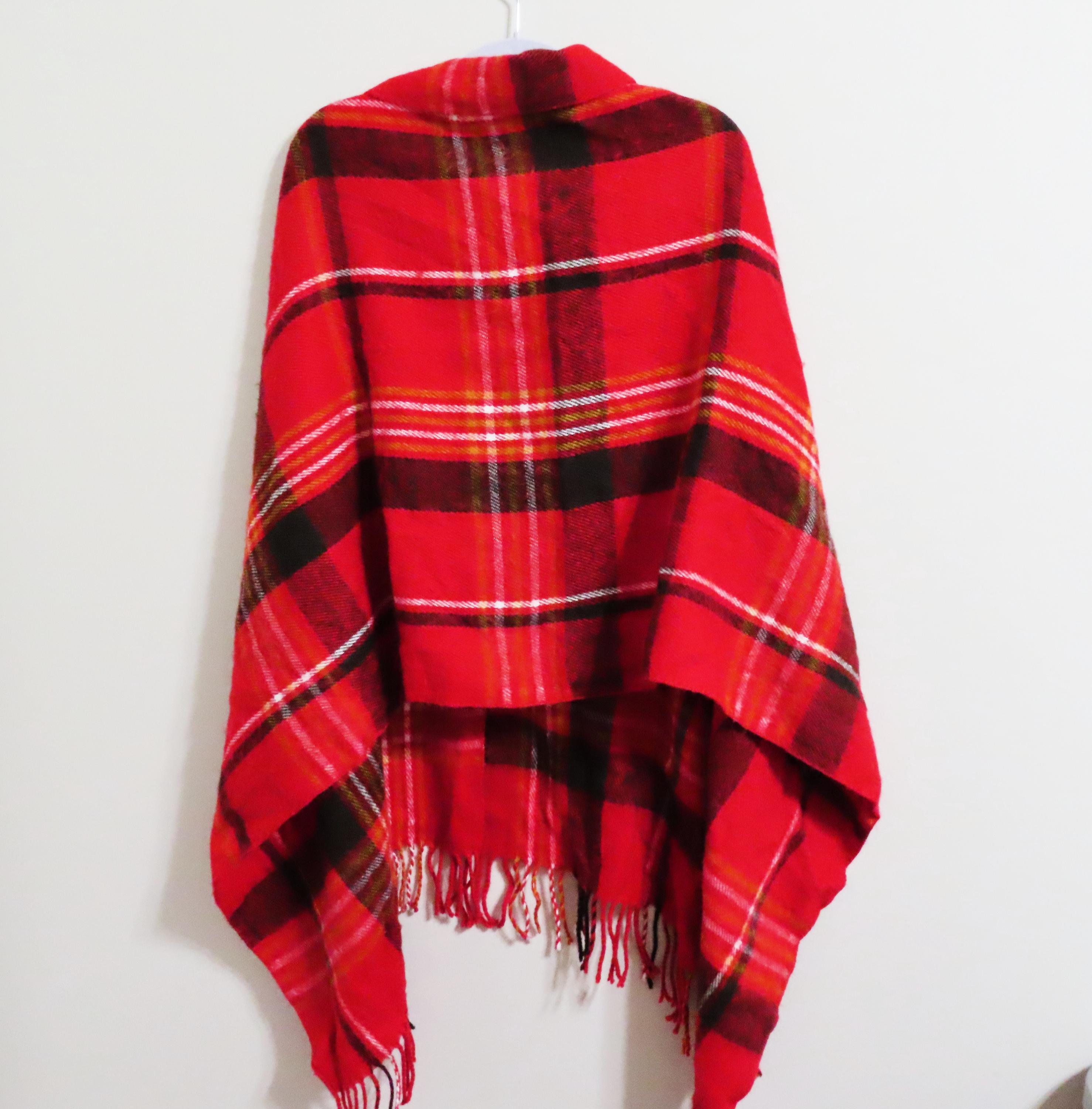 Rose Gold & Black Flannel Blanket Poncho