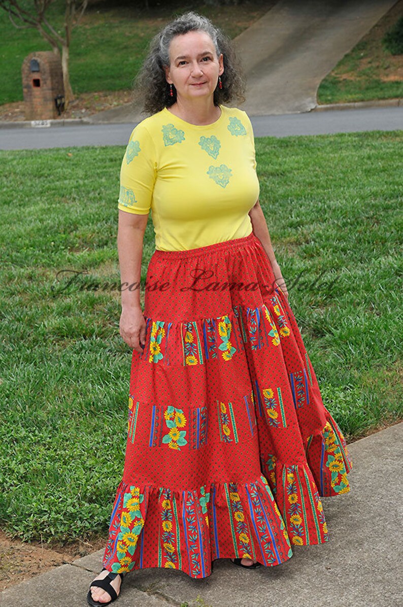 boho gypsy maxi skirt