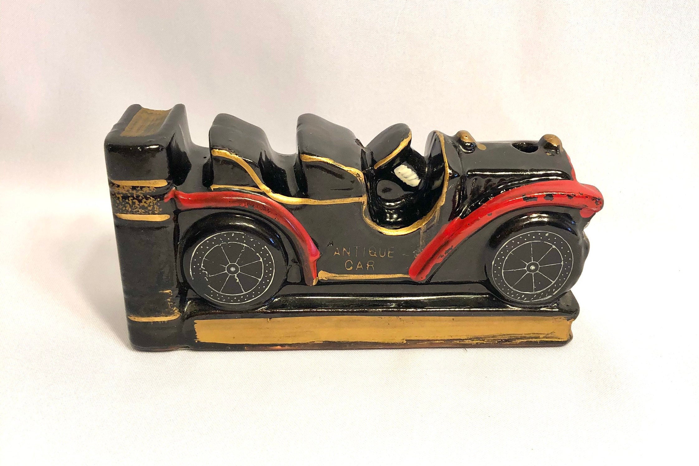 Vintage 1930 Era Car Bookend Pen Holder Japón Etsy