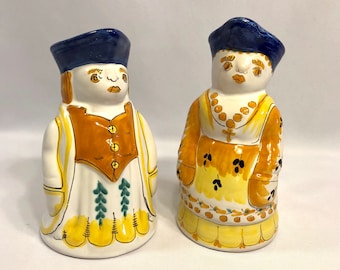 Ceramic Pitchers or Vase Colonial Couple - Made in Italy
