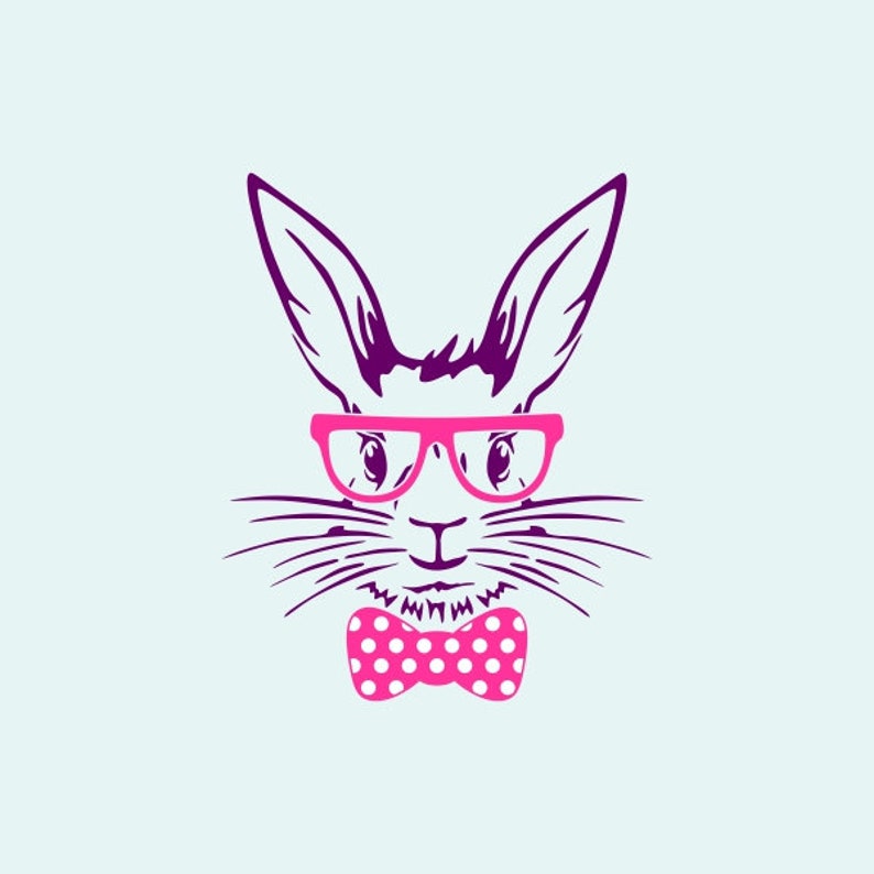 Free Free Bunny Wearing Glasses Svg 899 SVG PNG EPS DXF File