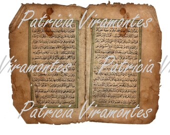 Arabic Islamic Old Muslim Manuscript Digital Kit