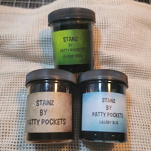 Stainz by Patty Pockets (Vintage, Lullaby Blue, and Lily Pad Green or mix and match)