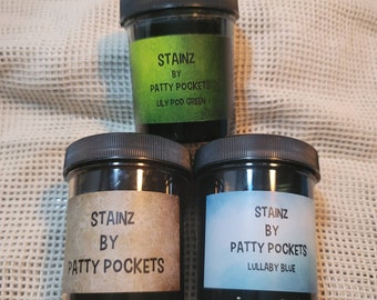 Stainz by Patty Pockets (Vintage, Lullaby Blue, and Lily Pad Green or mix and match)