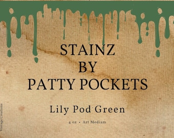 Stainz by Patty Pockets Lily Pod Green
