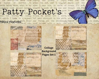 Collage Background Pages Set 1