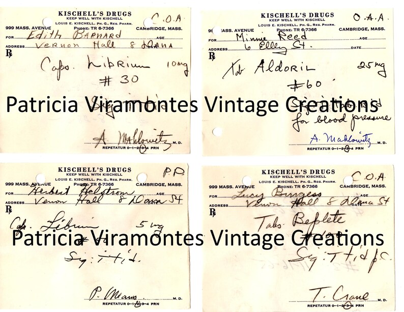Vintage Doctor Prescriptions Digital Kit - Etsy