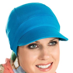 Casquette de baseball classique Casquette de baseball Cardani en viscose de bambou Tranquility Blue