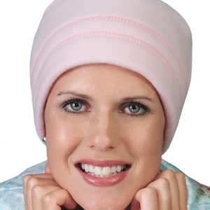 Fleece Night Beanie Sleeping Cap for Women - Warm Sleep Hat for Cancer, Chemo or Hair Loss