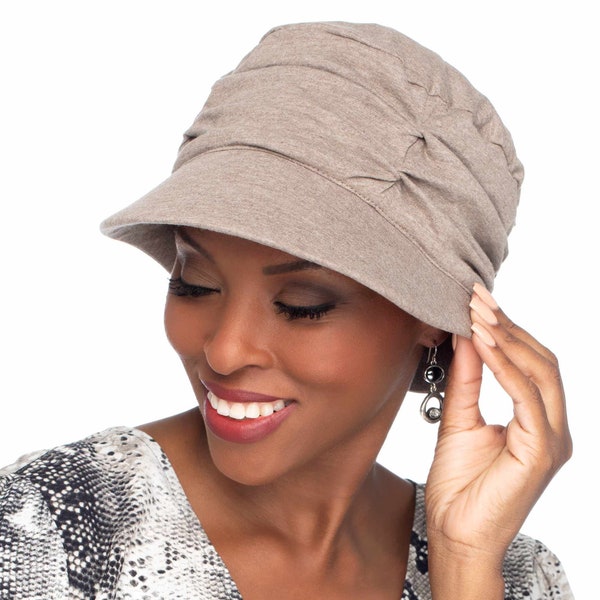 Lauren Visor Hat | Cardani 100% Organic Cotton Hat with Bamboo Lining | UPF 50+ Sun Protection