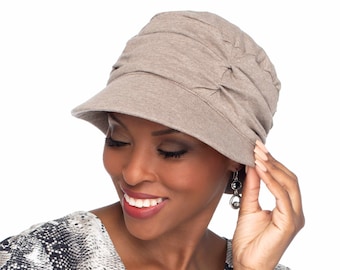 Lauren Visor Hat | Cardani 100% Organic Cotton Hat with Bamboo Lining | UPF 50+ Sun Protection