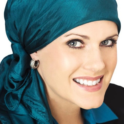 silk head scarf cancer