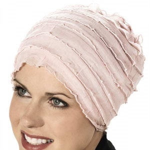 Ruffle Sleep Cap for Women - Sleeping Hat for Cancer Patients, Women with Hair Loss, Chemotherapy Hats, Night Cap for Chemo, Bed Caps