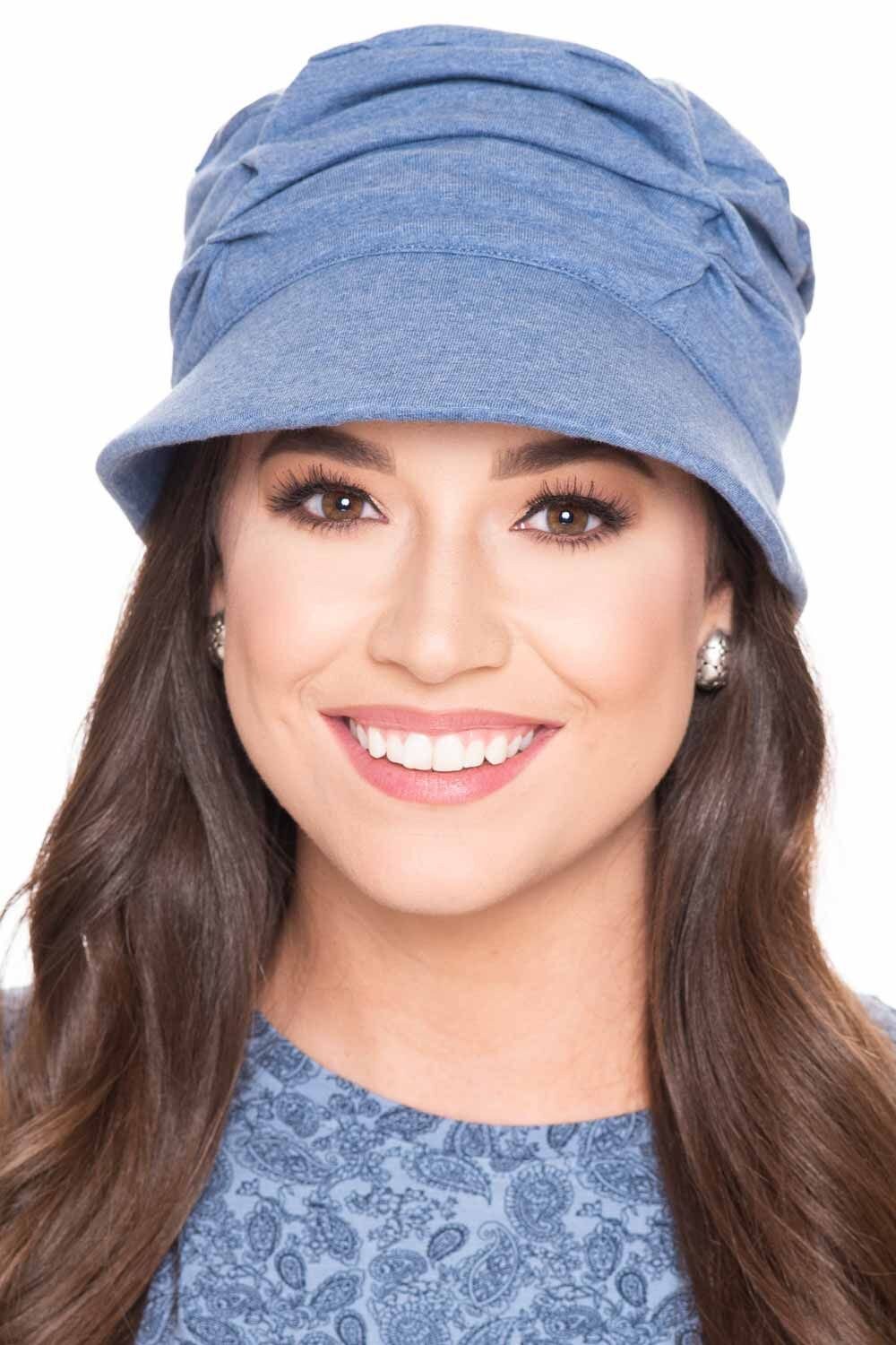 Cardani UPF 50+ Pleated Sun Hat | 100% Cotton bamboo Lining Lauren Visor HatNWOT Ultra Wide Cotton Linen Hat UPF 50+ | Women main image 4