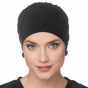 Meridian Beanie Cap & Volumizer Turban | Cardani® Viscose from Bamboo Hat | Volumizer | Turbans | Head Covering | Cancer Hats