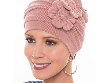 Cardani Buttery Soft Cupro Flapper Turban