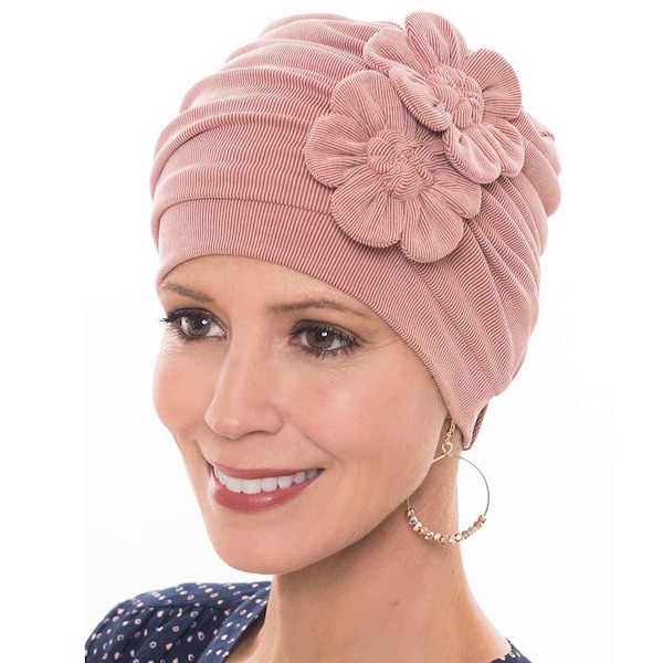 Cardani Buttery Soft Cupro Flapper Turban