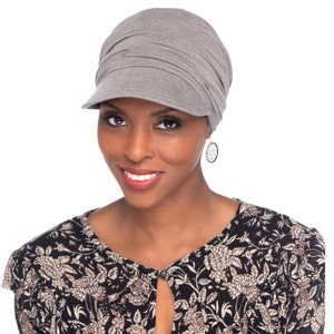 Cardani Slouchy Newsboy Hat Bamboo Hat for Cancer Patients Chemo Cap image 3