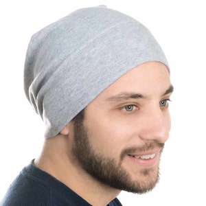 Mens Relaxed Beanie | 100% Cotton Beanie Hats for Guys