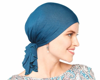 Soft Bamboo Slip-On Scarf | Pre-Tied Scarves for Women | Cancer Scarves | Chemo Scarves | Tichel & Head Covering | Gifts for Cancer Patients