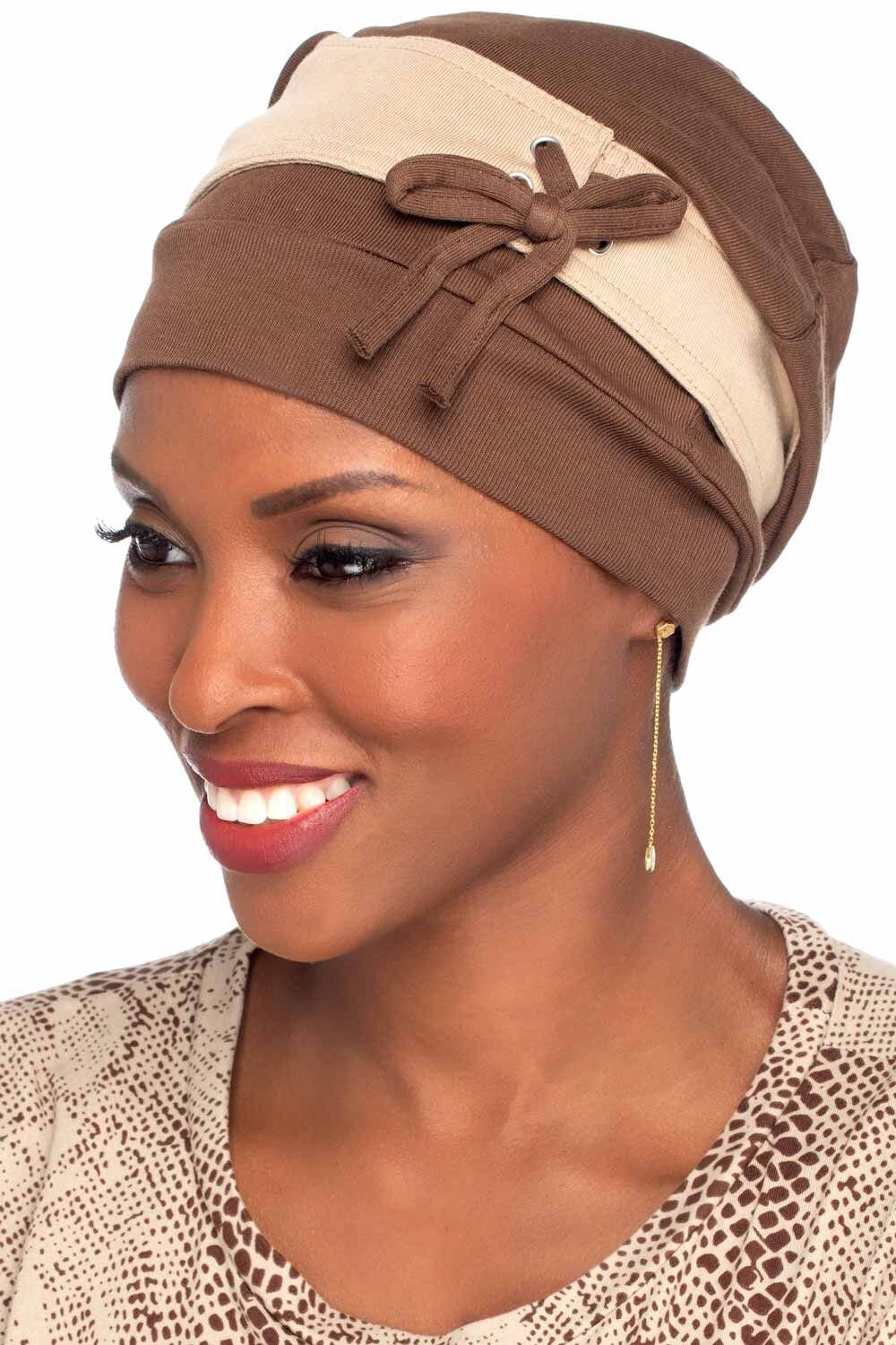 Slouchy Snood Hat - 100% Cotton Slouchy Beanie For Hair Loss, Blue Neptune, One Size - View #9